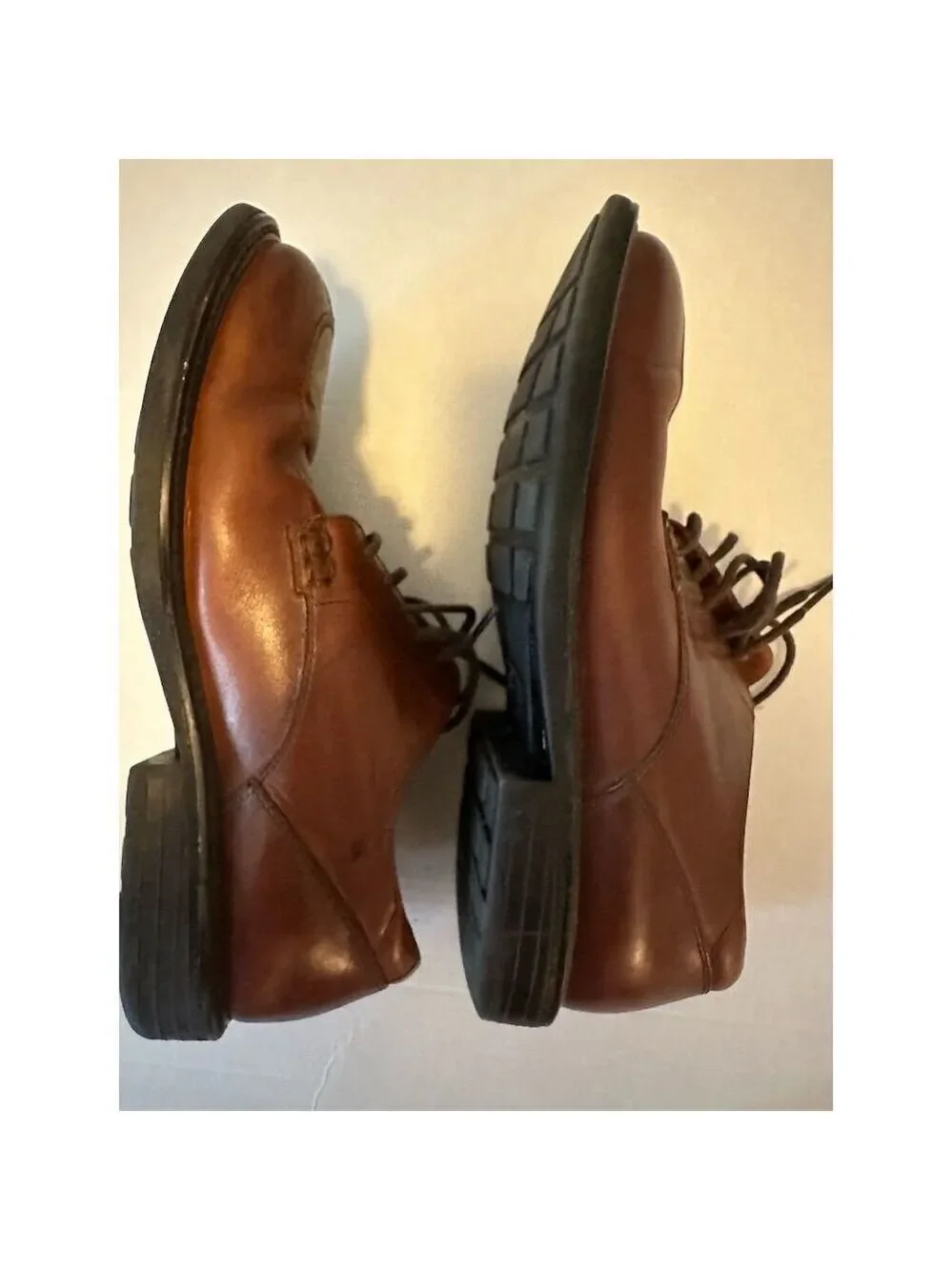 Florsheim Men's Brown Leather Lace-Up Oxford Dress Shoes Size 10M